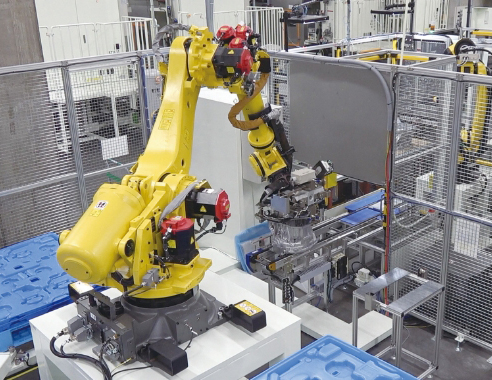 パレタイズロボット搬送