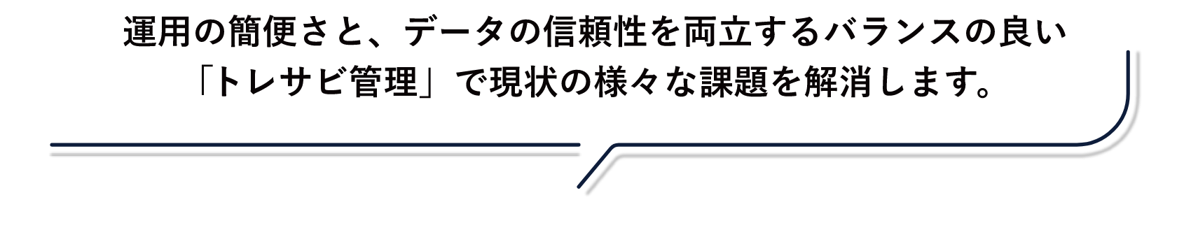 運用の簡便さと、データの信頼性を両立するバランスの良い「トレサビ管理」で現状の様々課題を解消します。